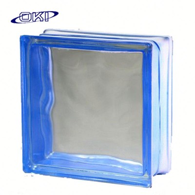 Decoative 190*190*80mm clear glass bricks glass block wall